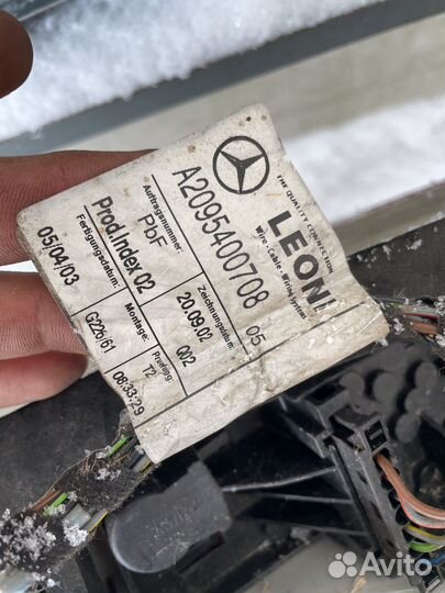 Задние фонари mercedes clk