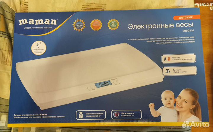 Электронные детские весы Maman sbbc216