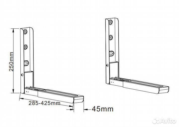 Кронштейн для микроволновки