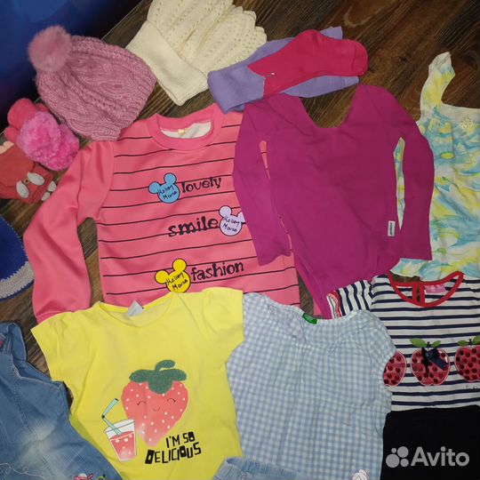 Одежда пакетом на девочку 2-5лет
