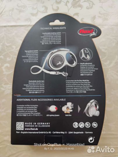 Поводок рулетка flexi