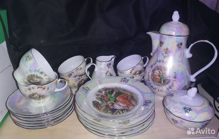 Мадонна чайный сервиз (клеймо Kahla) 21 предмет