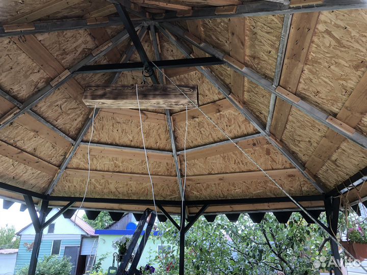 Люстра дубовая