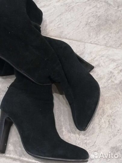 Зимние Сапоги ботфорты