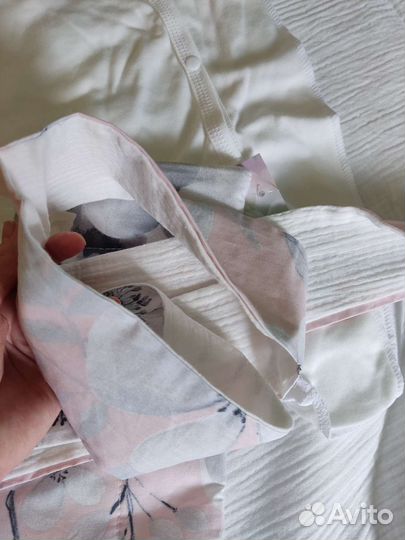 Конверт новый костюм набор на выписку муслин