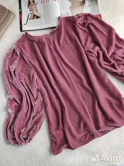 Блузка/кофта шелковый бархат velvet by Graham