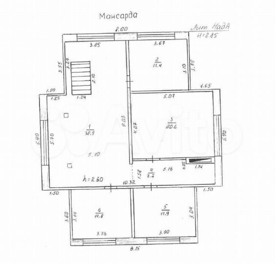 Дом 305,9 м² на участке 8,4 сот.