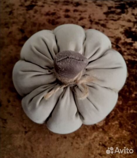 Тыква интерьерная текстильная