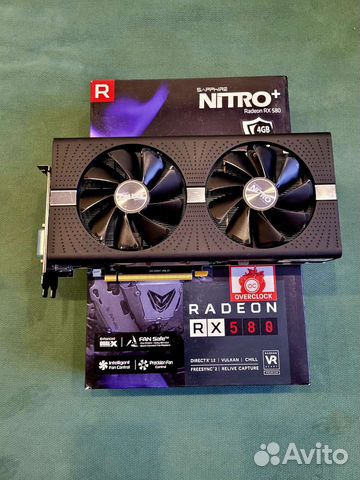 Radeon RX 580 4gb (sapphire nitro+) купить в Томске | Электроника | Авито
