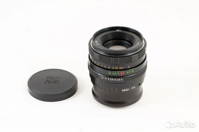 Гелиос-44М 58 mm f/ 2 + переходник Fuji FX