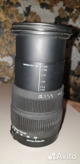 Объектив sigma dc 18-200mm 1 3.5-6.3