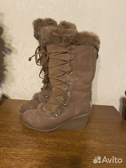 Ugg женские на платформе коричневые