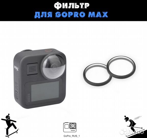 Защитные линзы GoPro MAX 360
