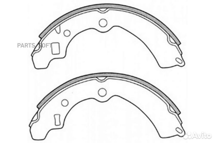 Колодки торм.бараб. suzuki Samurai -04 FN9921