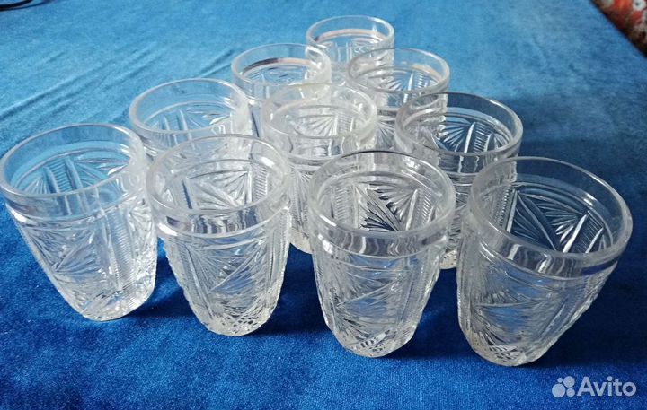 Посуда из хрусталя разная