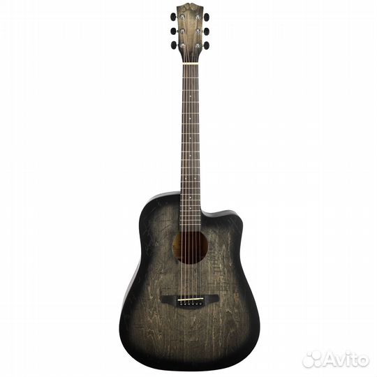 Shinobi гитара акустическая с авторским рисунком