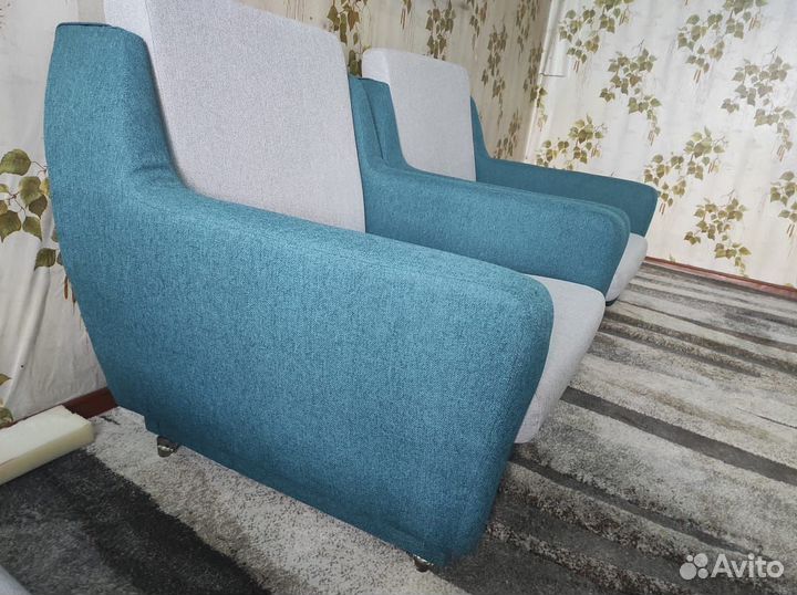 Диван, 2 кресла и кровать