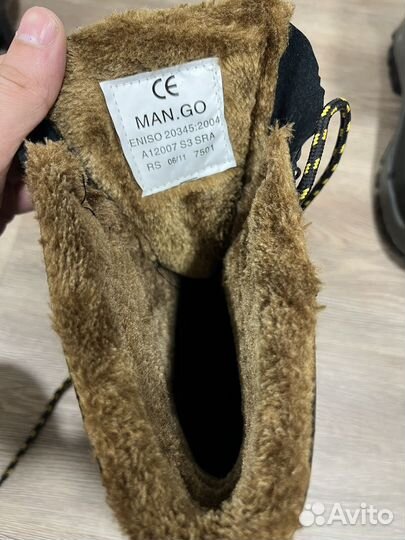 Ботинки с мехом рабочие