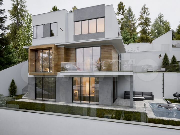 Дом 282,5 м² на участке 4 сот.