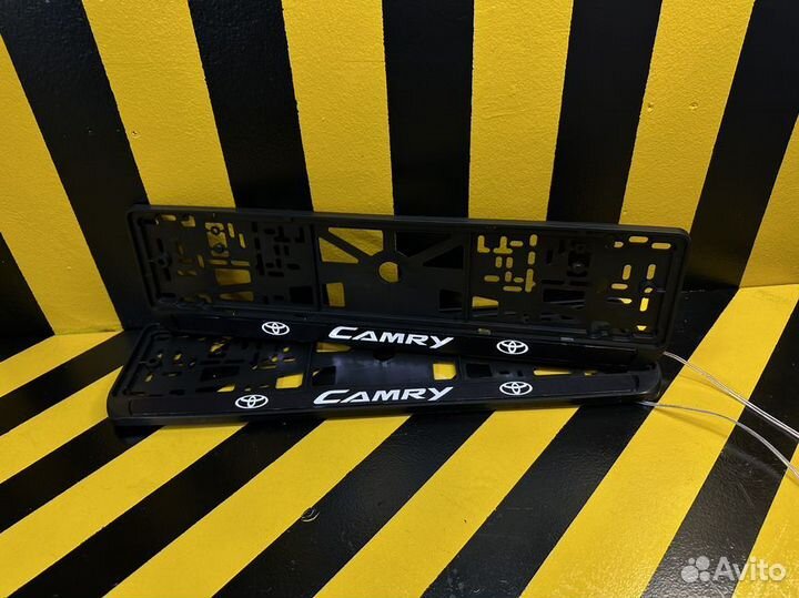 Номерная рамка c вашим логотипом и дизайном