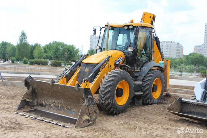 Аренда экскаватора погрузчика jcb 3cx super