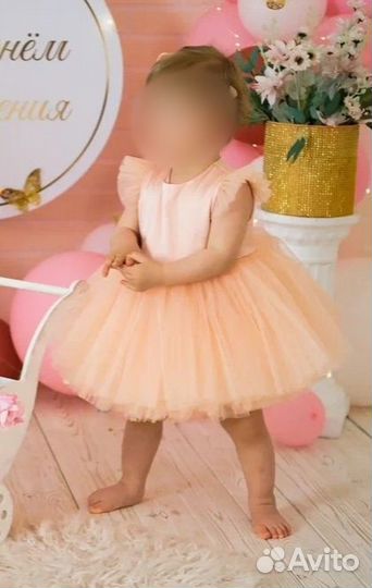Платье на годик пышное