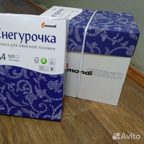 Бумага Снегурочка А4 объявление продам