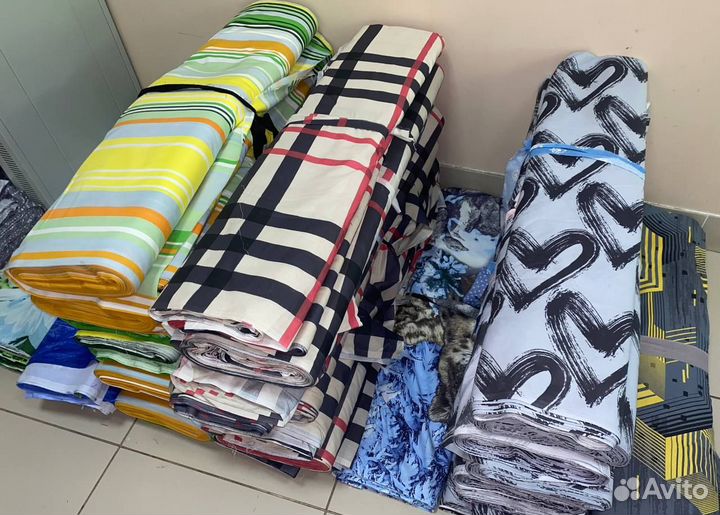 Бязь 125 гр 220см отрез Авито Доставка