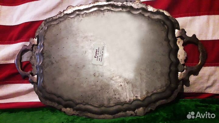 Поднос большой. Бронза