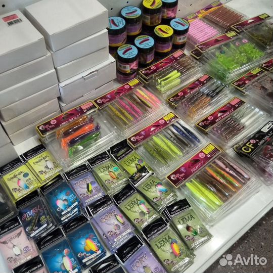 Силиконовые приманки Crazy Fish