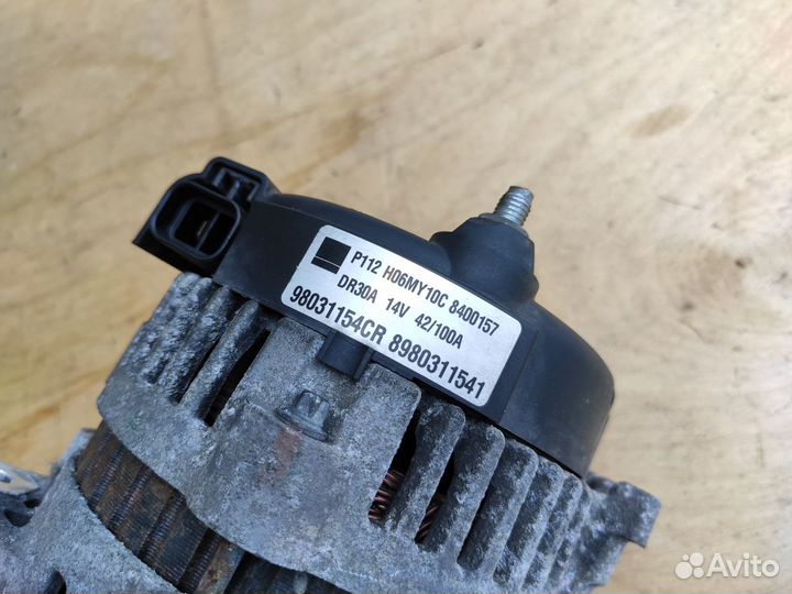 Генератор Z17DTJ Z17DTR на Opel Astra H Zafira B