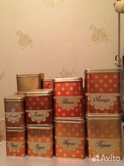 Банки, коробки жестяные, для дизайна, декупажа