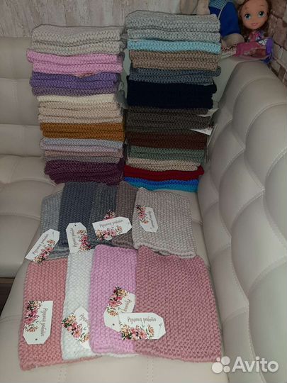Снуд детский вязанный