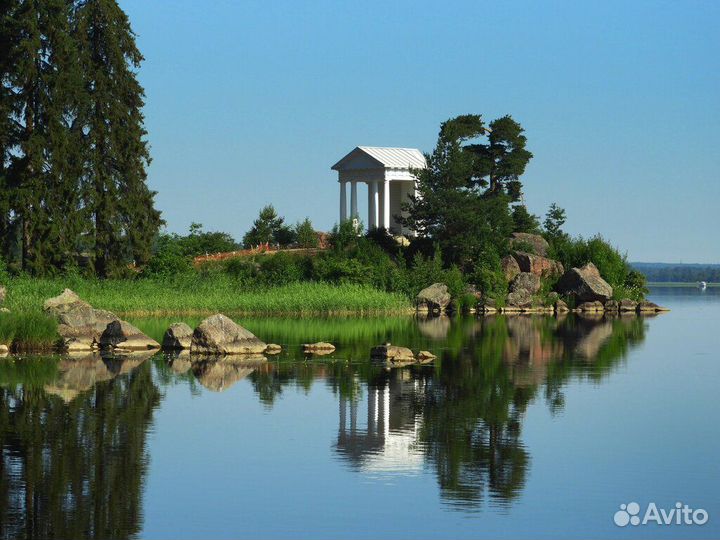 Прогулка на катере в парк Монрепо с экскурсией