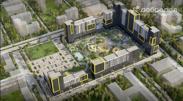 2-к. квартира, 54 м², 21/24 эт.