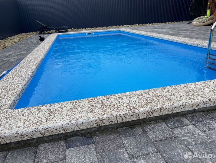 Полипропиленовая чаша (бассейн) 7м*3м*1,5м