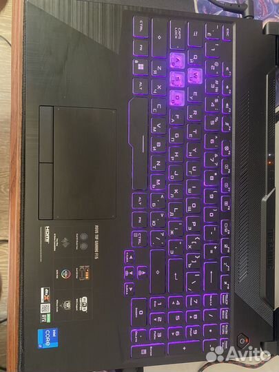 Ноутбук asus TUF Gaming F15 FX506HE-HN393