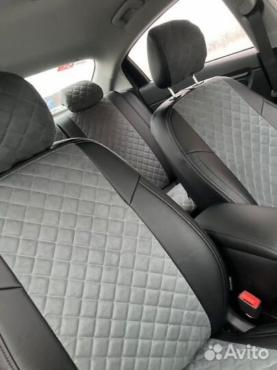 Авточехол на сиденья Hyundai Solaris