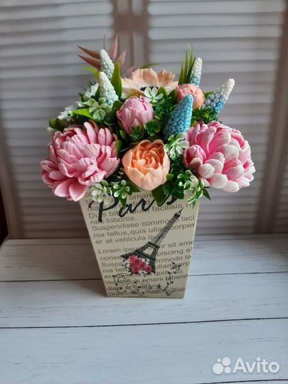 Букеты из мыла ручной работы