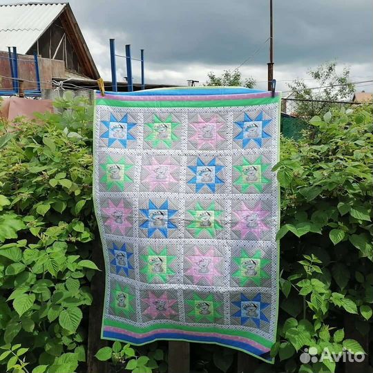 Лоскутное одеяло печворк детское