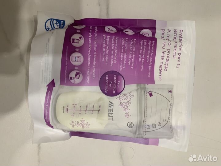 Пакеты для хранения грудного молока Avent