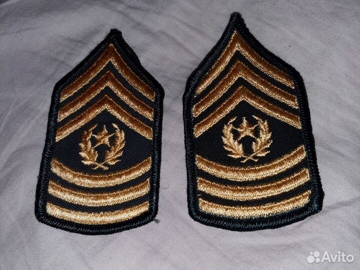 Винтажные нашивки армии США штаб-сержант