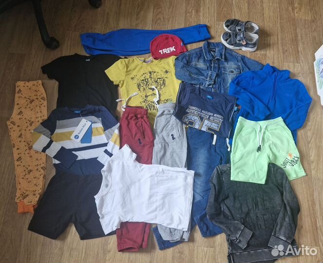 Вещи пакетом на мальчика 7-8 лет (122-128 рост)