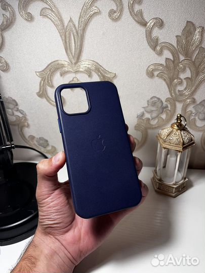 Оригинальный кожанный чехол apple iPhone 12