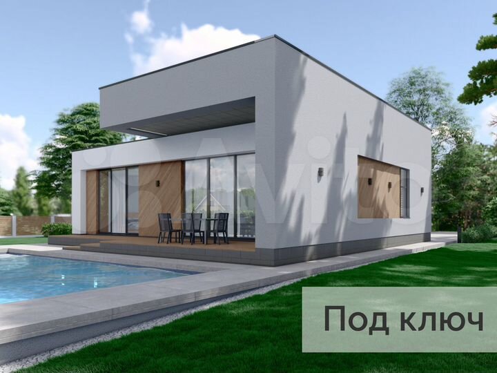 Коттедж 151 м² на участке 1,8 сот.