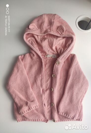 Кофта для девочки 74 80