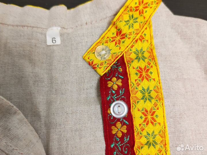 Русская народная рубашка для мальчика 116