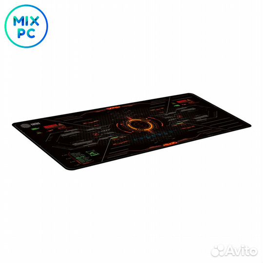 Коврик для мыши Cactus Skytrek XXL черный/рисунок