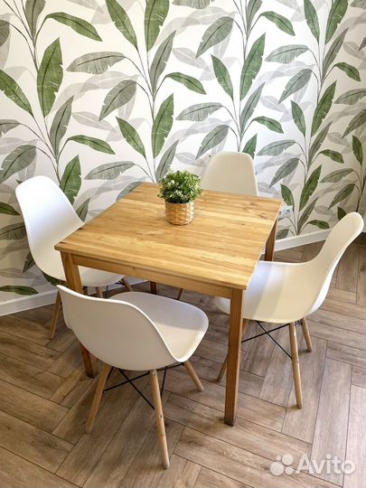 4 стула и стол IKEA ингу