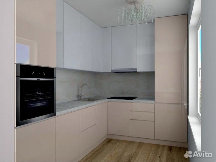 Кухня глянцевая 2 на 3 метра от производителя